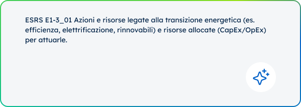 Testo descrittivo indicatore esg